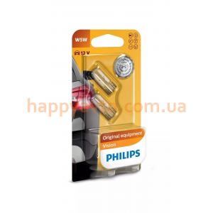 Лампа накала Philips W5W 12V 12961B2